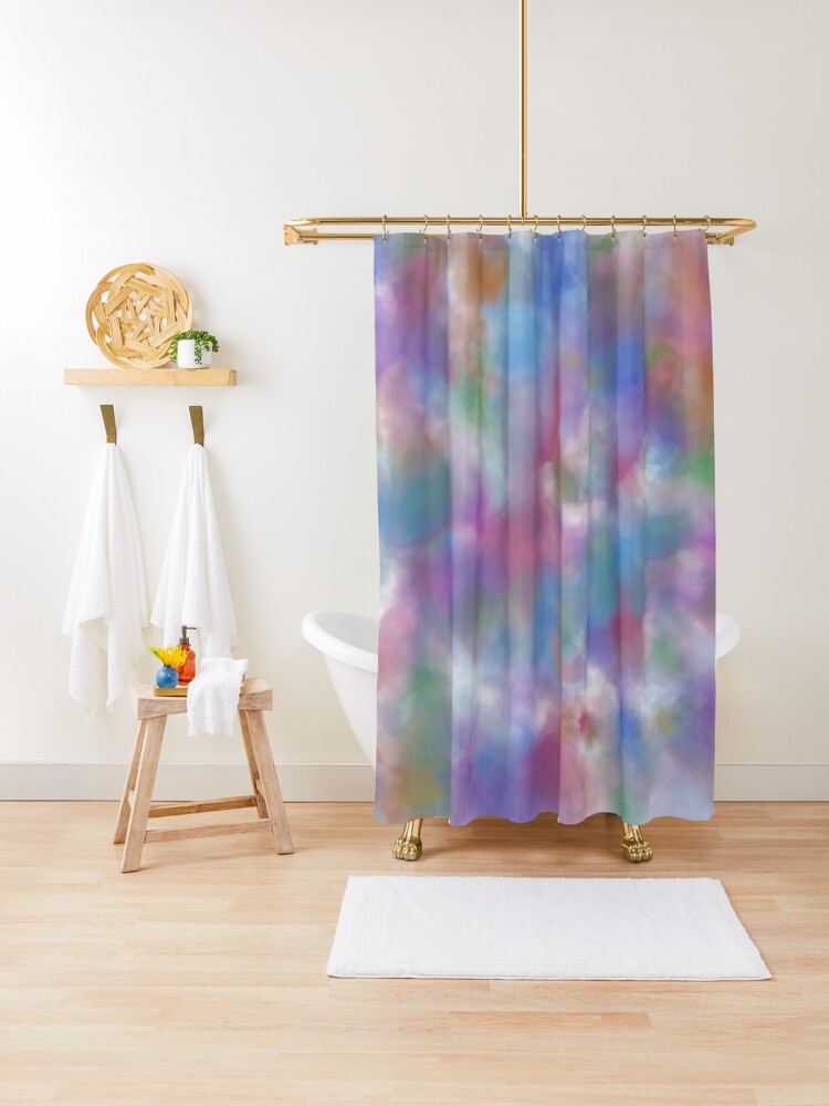 Abstract beauty shower curtain